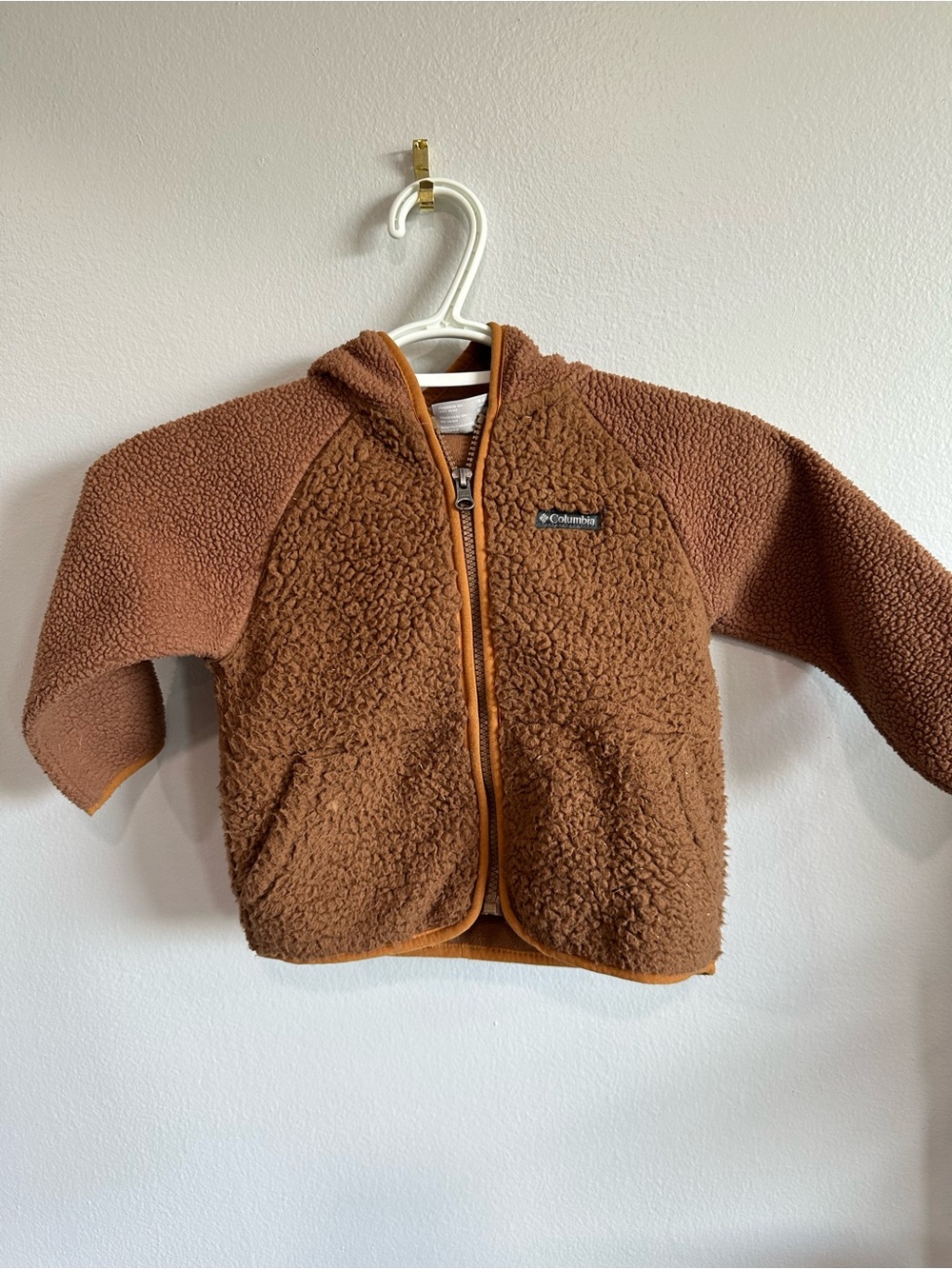 Columbia Baby Bear Fleece Jacket 18-24 months teddy sherpa hood ears